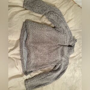 Fluffy quarter zip size S